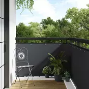 Ekran za balkon s rupama Antracit