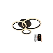 Brilagi-LED prigušiva plafonska svetiljka ORBITS LED/40W/230V 3000-6500K crna +daljinski upravljac