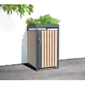 Metal bin store Planta