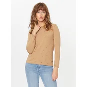 TWINSET Pulover 232TT3170 Bež Regular Fit