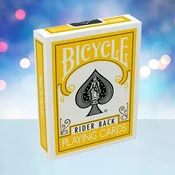 Bicycle Rider Back Yellow