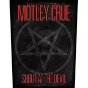 Mötley Crüe Shout At The Devil Pentagram Našitek za šivanje 36 x 30 cm