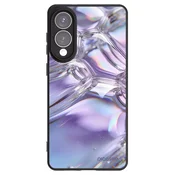 Silikonski črni ovitek za Samsung Galaxy S25 Edge 5G - Iridescent bubbles