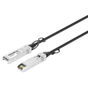Intellinet 508391 InfiniBand in optični kabel 1 m SFP+ Črna, Srebrna
