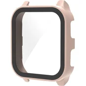 GS Ovitek 2 v 1 + kaljeno steklo za Garmin Venu Sq 2, roza