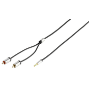 VIVANCO Premium Klinke, Stereo 2m 41201 2,5m Klinkenverbindung