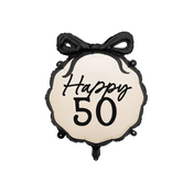 shumee Folija balon Happy 50 pastila, 47,5x45 cm, mešan