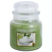 Yankee Candle Vanilla Lime dišeča sveča  411 g Classic srednja