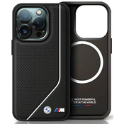 BMW BMHMP15S23PUCPK iPhone 15 6.1 black hardcase Perforated Twisted Line MagSafe (BMHMP15S23PUCPK)