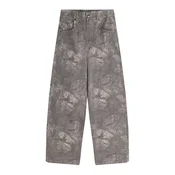 Bershka Kavbojke antracit/greige/temno siva