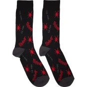 Slipknot Nogavice All Over Print Splat The End, So Far Black 39-45
