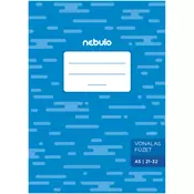 Nebulo: spenjani črtast zvezek 21–32 A5