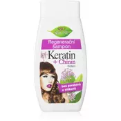 Bione Cosmetics Keratin + Chinin regeneracijski šampon 260 ml