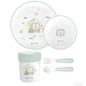 KikkaBoo set posuda 4 dela Savanna Mint ( KKB40138 )