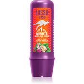 Aussie 1 Minute Miracle Repair Rescue intenzivna hranilna maska za suhe in poškodovane lase 250 ml