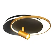 Opviq Zidna lampa 3000K, IP20, Crno-Zlatna