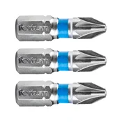 KITO Križna konica 4741302 cross bit set of 3, PZ 2x25mm, S2, FORTUM- , cross bit set of 3, PZ 2x25mm, S2, FORTUM- , S2