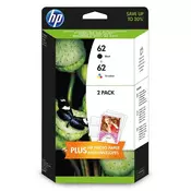 HP 62 Ink Cartridge Combo 2-Pack (N9J71AE)