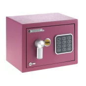 YALE VALUE Mini YSV/170/DB2/P trezor v roza barvi. Rožnata