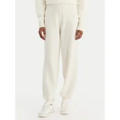 Calvin Klein Underwear Spodnji del trenirke LV00QS7569 Écru Regular Fit