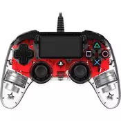 CONTROLLER PS4 WIRED COMP NACON LIGHT RED