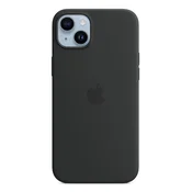 iPhone 14 Plus Silicone Case sa MagSafe-om - Midnight
