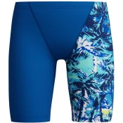 Speedo digital allover v-cut boys swim shorts navy 116cm