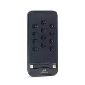 RIVA POWER zunanja baterija powerbank 8000 m/Ah + kabel USB z MicroUSB črn