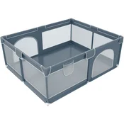 Ogradica za igru Choc Chick - Playpen 3.0, 180 x 200 cm, siva