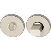 WC-rozeta, o 50, V: 11 mm, glava z režo in vrtljiva glava, inox, mat