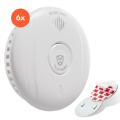 SHD by oneConcept (Smoke Detector DOF Pro10 + Magn Mount Bundle x6)