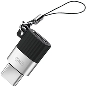XO Adapter microUSB na USB-C NB149-A črn