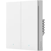 Aqara Smart Wall Switch H1 (no neutral, double rocker): Model No: WS-EUK02; SKU: AK072EUW01