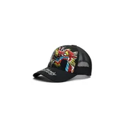 Ed Hardy Kapa 1971 Dragon And Roses azur/temno rdeča/črna/bela