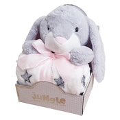 Jungle dekica zajček PINK