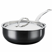 Ponev za praženje NANOBOND TITANIUM 24 cm, 3,3 l, nerjaveče jeklo, Hestan