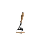 Carthusia Fusion Razor in Steel and Olive Wood