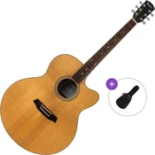 Pasadena PJC-300 Basic SET Natural Satin Jumbo akusticna gitara