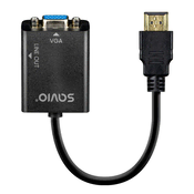 SAVIO Adapter hdmi-vga s audio ak-76