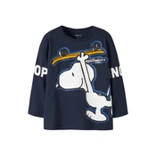 NAME IT Majica NMMASTAR SNOOPY mornarska / temno modra / zlato-rumena / bela