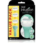 Wilkinson Sword Brivnik za ženske Ročaj za intuicijo + 3 različne glave
