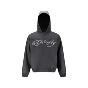 Ed Hardy Prehodna jakna Soaring Eagles siva/svetlo siva/črna