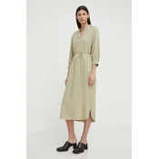 Haljina Marc OPolo boja: zelena, midi, oversize, 402116921207