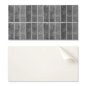 shumee Samolepilne dekorativne vinilne ploščice za dom z geometrijskim vzorcem ploščic 10x40x20 cm