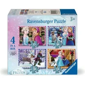 Ravensburger - Puzzle 4 proti 1: Disney – Zamrznjena - 1 - 39 kosov