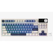ROYAL KLUDGE S85 Horizon Blue Cloud Switch RGB Hot-Swappable Mechanical Keyboard