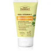 Green Pharmacy Cica + Vitamin C maska za posvetlitev za obraz 50 ml