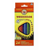 BARVICE KOH-I-NOOR TRIOCOLOR TRIKOTNE 24/1