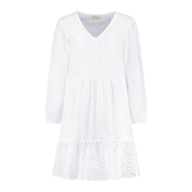 Shiwi Obleka BRODERIE ANGLAISE, bela