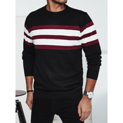 Sweter męski czarny Dstreet